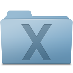 System Folder Blue Icon 256x256 png